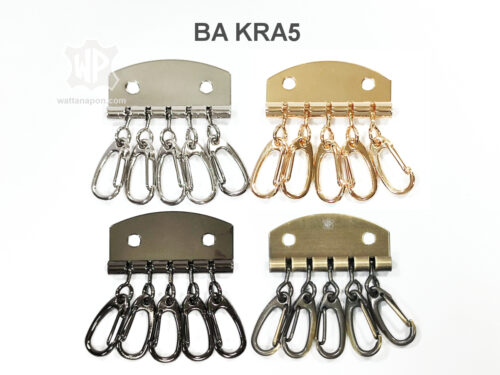 Metal Key Holder Key Row With 6 Snap Hook For DIY Lobster Clasps Clips Bag  Key Ring Hook Keychain Purse Wallet Accessories